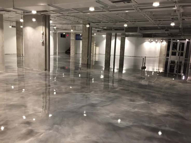 Commercial epoxy flooring installation